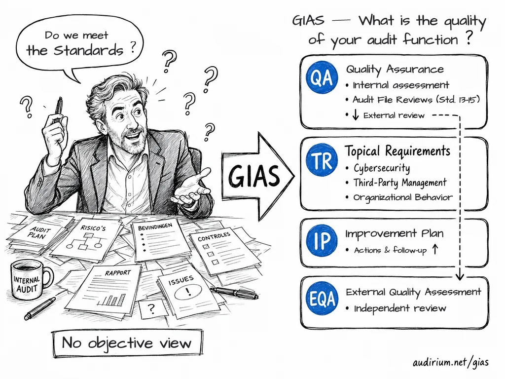 The GIAS QAIP cycle: from scattered effort to a structured quality assurance programme